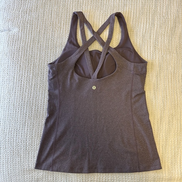 Lululemon Cross It Off Tank - 8 - Heathered Graphite Purple - Picture 10 of 12